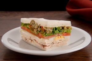 Sandwiches olímpicos de pollo